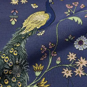 Țesătură decorativă GOBELIN PREMIUM Peacock Garden Dream