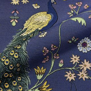 Țesătură decorativă GOBELIN PREMIUM Peacock Garden Dream