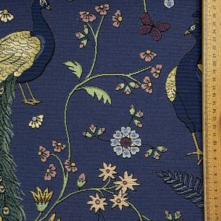 Țesătură decorativă GOBELIN PREMIUM Peacock Garden Dream