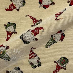 Țesătură decorativă GOBELIN PREMIUM Tomte Holiday Joy