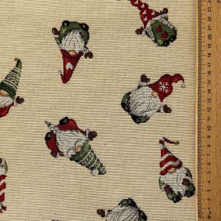 Țesătură decorativă GOBELIN PREMIUM Tomte Holiday Joy