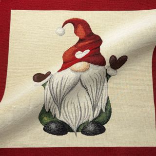 Țesătură decorativă GOBELIN PREMIUM Tomte joyful Wishes PANEL
