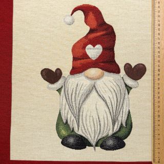 Țesătură decorativă GOBELIN PREMIUM Tomte joyful Wishes PANEL