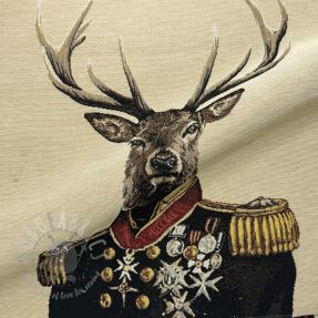 Țesătură decorativă GOBELIN PREMIUM Deer Admiral Statue PANEL