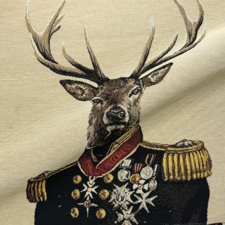 Țesătură decorativă GOBELIN PREMIUM Deer Admiral Statue PANEL