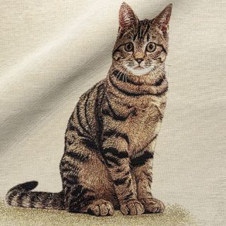Țesătură decorativă GOBELIN PREMIUM Sitting Kitten Cat PANEL