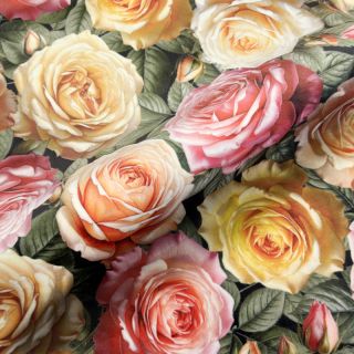 Țesătură decorativă VELVET Romantic Rose Charm