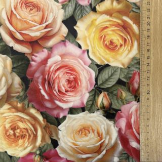 Țesătură decorativă VELVET Romantic Rose Charm