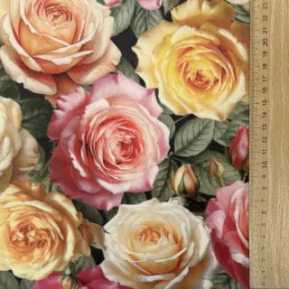Țesătură decorativă VELVET Romantic Rose Charm