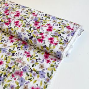 Viscoză RADIANCE Flower Uma white digital print