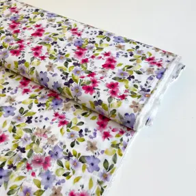Viscoză RADIANCE Flower Uma white digital print