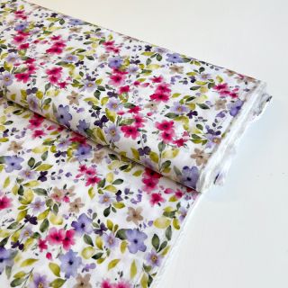Viscoză RADIANCE Flower Uma white digital print