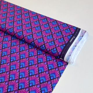 Viscoză RADIANCE Graphic navy digital print