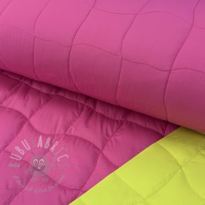 Material textil matlasat Graphic square pink lime