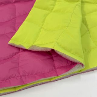 Material textil matlasat Graphic square pink lime