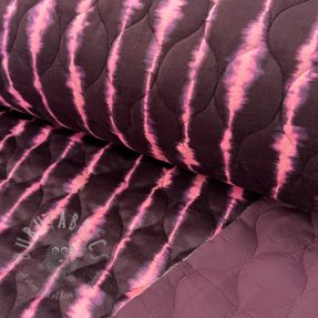 Material textil matlasat VELVET Stripes cerise