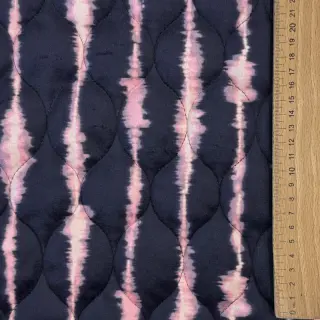 Material textil matlasat VELVET Stripes navy