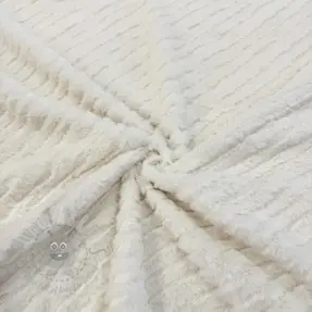 Blăniță artificială Stripes ecru