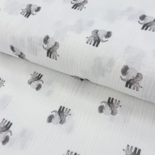 Mușelină Animals design A digital print ORGANIC