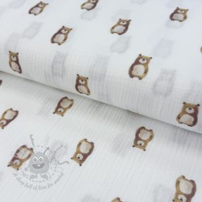 Mușelină Animals design B digital print ORGANIC