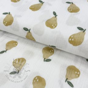 Mușelină Pears design B digital print