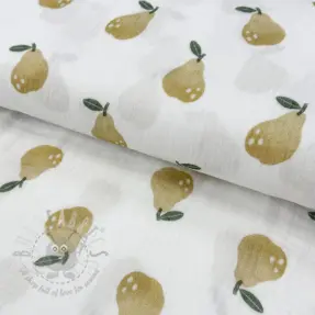 Mușelină Pears design B digital print