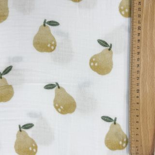 Mușelină Pears design B digital print