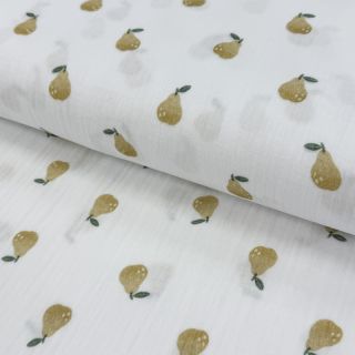 Mușelină Pears design A digital print