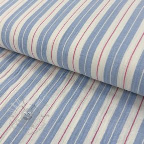 Mușelină YARN DYED Line blue