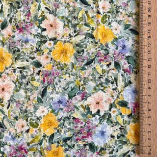 Viscoză cu in CREPE Flowers Simi digital print