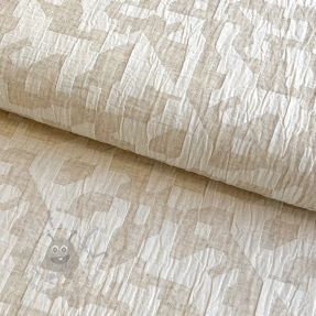 Țesătură din bumbac cu in JACQUARD Abstarct natural