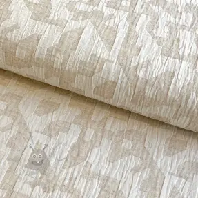 Țesătură din bumbac cu in JACQUARD Abstarct natural