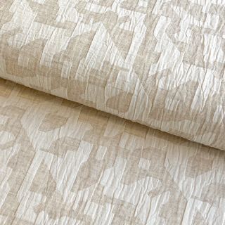 Țesătură din bumbac cu in JACQUARD Abstarct natural