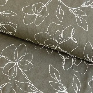 Viscoză cu in EMBROIDERY Flower Danielle pickle
