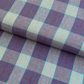 Viscoză cu in YARN DYED Square green