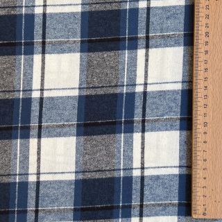 Țesătură din bumbac YARN DYED CHECK BRUSHED Silva design A