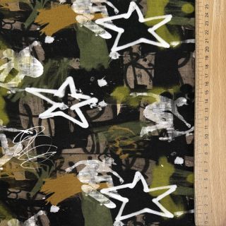 Jerse trening Graffiti army green digital print