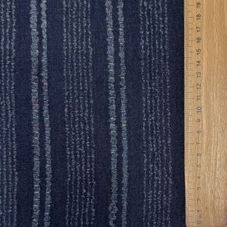 JEANS DENIM JACQUARD Disstresse stripes indigo