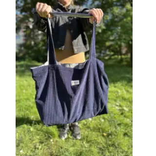 Catifea raiată 6W COTTON TOUCH navy