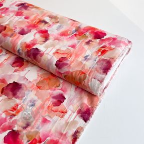 Viscoză ROSELLA STRETCH Abstract pink digital print