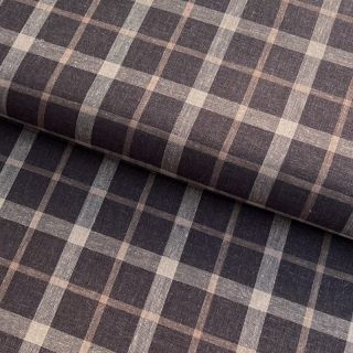 Viscoză cu in YARN DYED Block brown