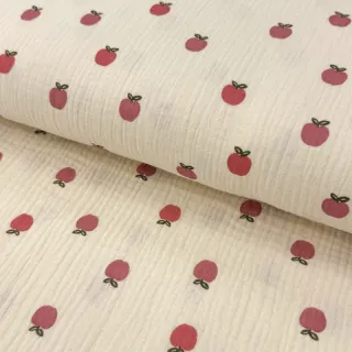 Mușelină Fruits apple natural