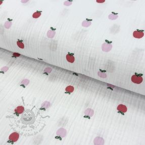 Mușelină Fruits apple white