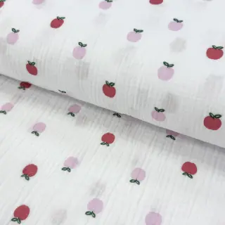 Mușelină Fruits apple white