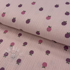 Mușelină Fruits apple soft rose