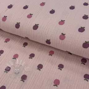 Mușelină Fruits apple soft rose