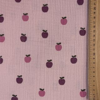 Mușelină Fruits apple soft rose