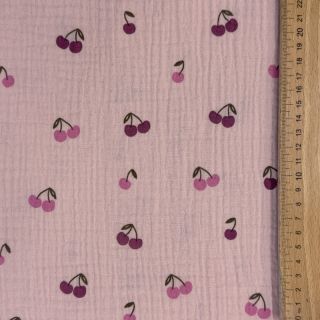Mușelină Fruits cherry soft rose