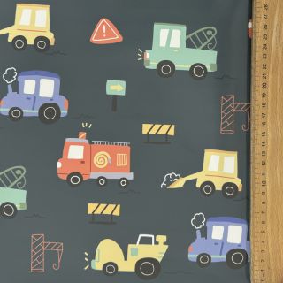 Raincoat fabric Vehicles army green