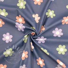 Raincoat fabric Flowers jeans
